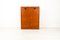 Vintage Danish Teak Cabinet with Tambour Doors, 1960s 14