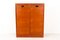 Vintage Danish Teak Cabinet with Tambour Doors, 1960s 1