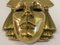 Belgian Brass Hanging Pharaoh Face Plaque, 1970s, Image 4