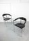 Vintage Italian Leather P40 Chairs in Style of Giancarlo Vegni, Set of 2 2