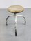Vintage Industrial White Swivel Chair, Image 4