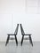 Black Fanett Dining Chairs by Ilmari Tapiovaara, Set of 2 4