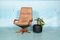Vintage Danish Leather Swivel Lounge Chair from Berg Furniture, 1960s, Image 2