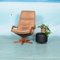 Vintage Danish Leather Swivel Lounge Chair from Berg Furniture, 1960s, Image 5