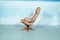 Vintage Danish Leather Swivel Lounge Chair from Berg Furniture, 1960s, Image 6