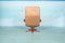 Vintage Danish Leather Swivel Lounge Chair from Berg Furniture, 1960s 8