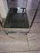 Mid-Century Italian Steel & Smoked Glass Serving Trolley, Image 2