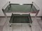 Mid-Century Italian Steel & Smoked Glass Serving Trolley 6