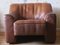 Buffalo Leather Model DS44 Lounge Chair and Ottoman from De Sede, 1960s, Image 8