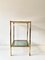 Faux Bamboo Brass Side or Console Table, Image 2