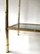 Faux Bamboo Brass Side or Console Table 7