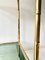 Faux Bamboo Brass Side or Console Table 6