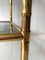 Faux Bamboo Brass Side or Console Table 4