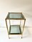 Faux Bamboo Brass Side or Console Table, Image 1