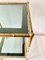 Faux Bamboo Brass Side or Console Table 8