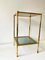 Faux Bamboo Brass Side or Console Table 5