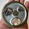 Ciondolo in bronzo con campioni di minerali smaltati, Scandinavia, anni '50, Immagine 4