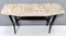 Mid-Century Wooden Console Table with Lumachella Marble Top, Italy, Image 10