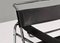 Wassily Chair by Marcel Breuer for Knoll in Black Leather, 1970s 7