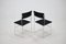 Minimalist Chrome Plated Dining Chairs, Czechoslovakia, 1970s, Set of 4 6