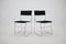 Minimalist Chrome Plated Dining Chairs, Czechoslovakia, 1970s, Set of 4, Image 4