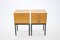 Tables de Chevet Minimalistes, Tchécoslovaquie, 1960s, Set de 2 2