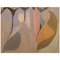 Creyón de aceite sobre papel, abstract composition, Mid-20th-Century, Imagen 1