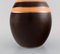 Art Deco Modell D1818 Vase aus glasierter Keramik von Boch Freres Keramis 5