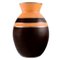 Art Deco Modell D1818 Vase aus glasierter Keramik von Boch Freres Keramis 1