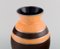 Art Deco Modell D1818 Vase aus glasierter Keramik von Boch Freres Keramis 3