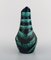 Vase avec Design Rayé de European Studio Ceramicist, 1960s 6