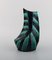 Vase avec Design Rayé de European Studio Ceramicist, 1960s 3