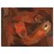 Joyce Swanljung, Sweden, Huile sur Toile, Composition avec Poisson 1