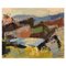 Gösta Falck, Svezia, olio su tela, Paesaggio astratto, anni '60, Immagine 1