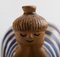 Beata Figure in Hand-Painted Glazed Ceramics by Lisa Larsson for Gustavsberg, Image 6