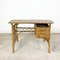 Vintage Rattan and Bamboo Desk 5