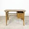 Vintage Rattan and Bamboo Desk, Image 5