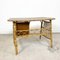 Vintage Rattan and Bamboo Desk 12