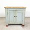 Small Industrial Painted Wooden Cupboard 1