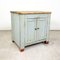 Small Industrial Painted Wooden Cupboard 14