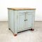 Small Industrial Painted Wooden Cupboard 13