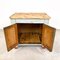 Small Industrial Painted Wooden Cupboard 9