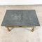 Antique French Coffee Table with Zinc Top 4