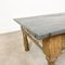 Antique French Coffee Table with Zinc Top 6