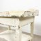 Table d'Appoint Antique Peinte en Blanc, France 8