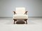 Solid Teak Armchair with Sheepskin Upholstery, 1960s 2