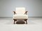 Solid Teak Armchair with Sheepskin Upholstery, 1960s, Image 2