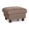Gray and Brown Fabric Stool by Ewald Schillig, Image 1