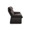 Black Leather Sofa by Lugano Erpo 10
