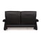 Black Leather Sofa by Lugano Erpo 11